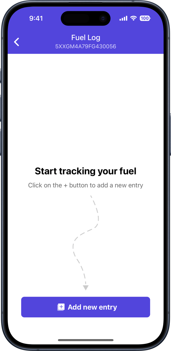 fuel log page